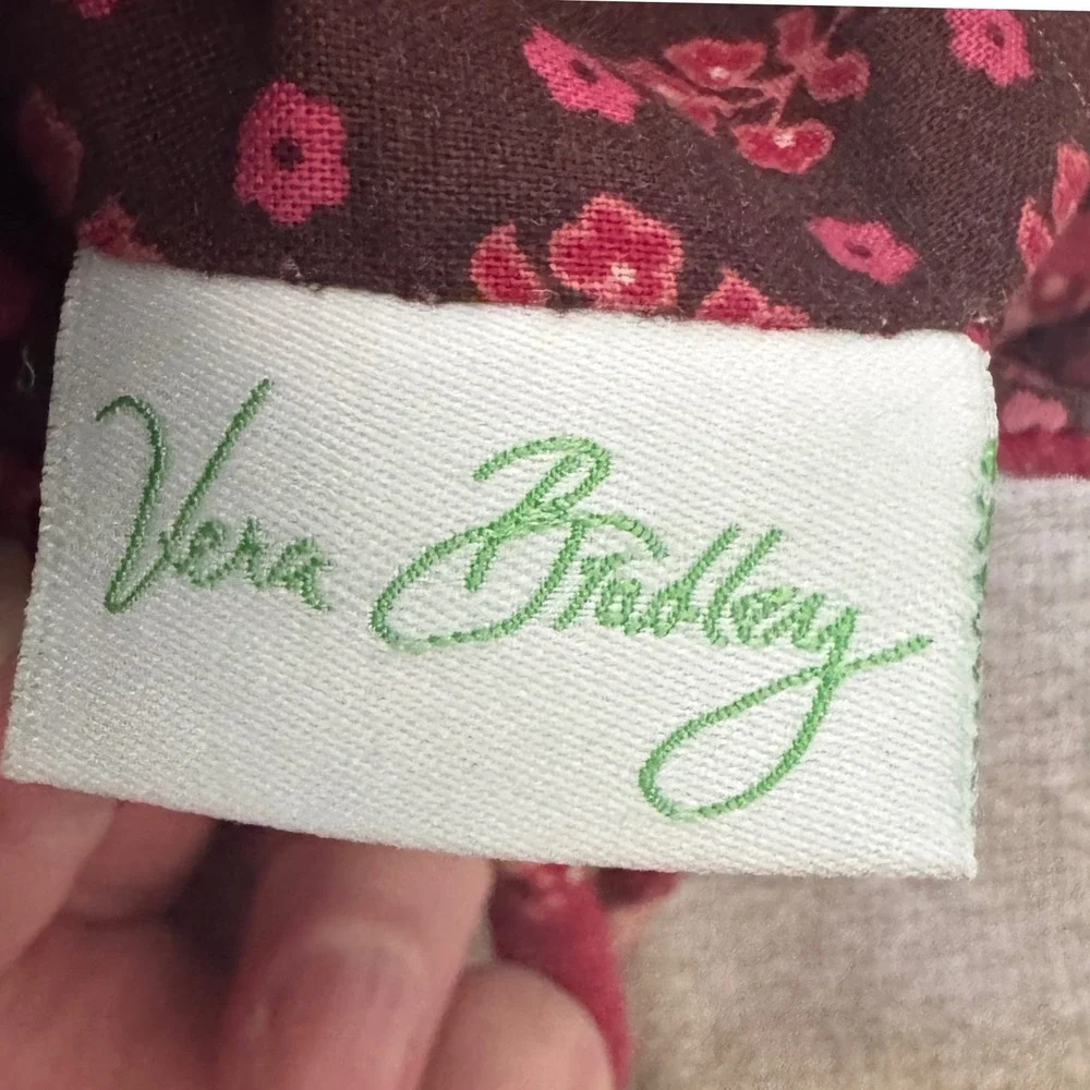 Vintage Y2K Vera Bradley Retired Paisley Drawstring Backpack